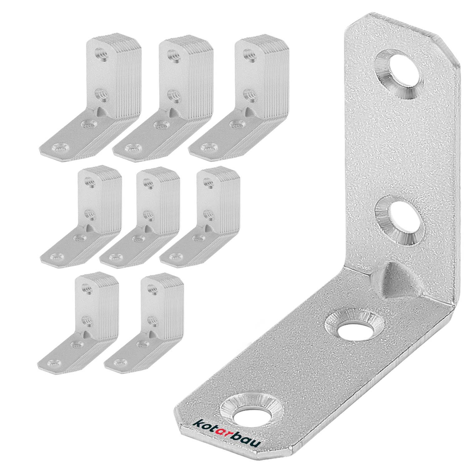 Uholník s prelisom 40x40x16 - 100 ks.