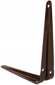 Konzola na podperu police 12,5x10 bronz