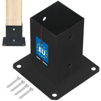 Základ stĺpa skrutková natretý práškovou 80x80 mm