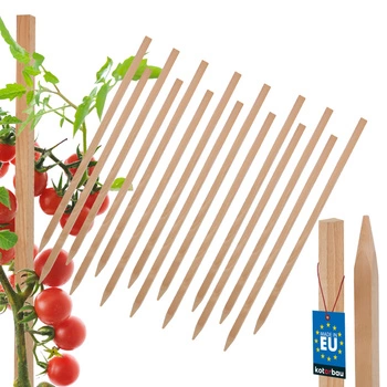 Drevené koly na paradajky zeleninu záhradné podpery 30 cm sada 15 ks.