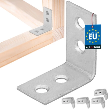 Spojovací tesársky uholník 30x30x17 mm sada 50 ks.