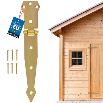 Altánový pánt na dvere okenice 250 mm - Farba zlatá