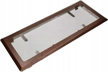 Krbová ventilačná mriežka kovová 16x45 cm – Farba meď