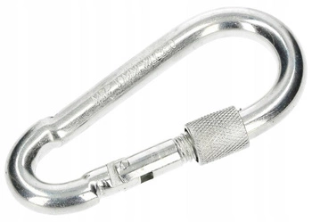 Karabína twist 100 háčik na lano