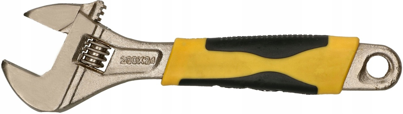 Švédsky nastaviteľný kľúč oceľ cr.v 200 mm rozstup 0-25