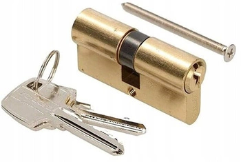 25/30 mosadzná cylindrická vložka zámku dverí