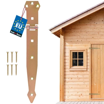 Altánový pánt na dvere okenice 300 mm - Farba zlatá