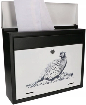 Poštová schránka na poštové noviny zdobená grafikou