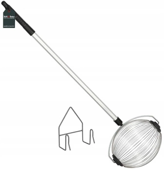 Ručný zberač na gaštany a orechy, rozkladací - Farba strieborná