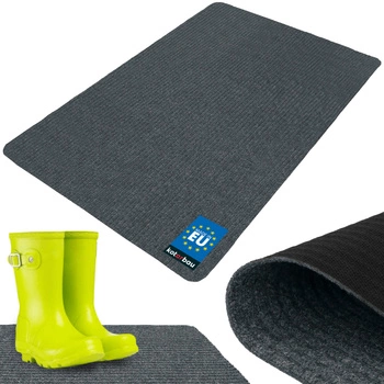 Rohožka na topánky savá protišmyková koberec rohož sivá 150x100 cm