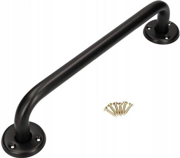 Madlo kúpeľňové držadlo 300 úchyt dverí – Farba čierna