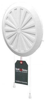 Vetracia mriežka s nastaviteľnou žalúziou 90-160 mm