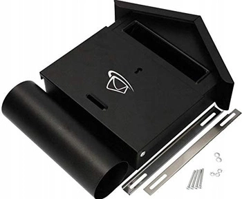 Poštová schránka novinová rúrka čierna