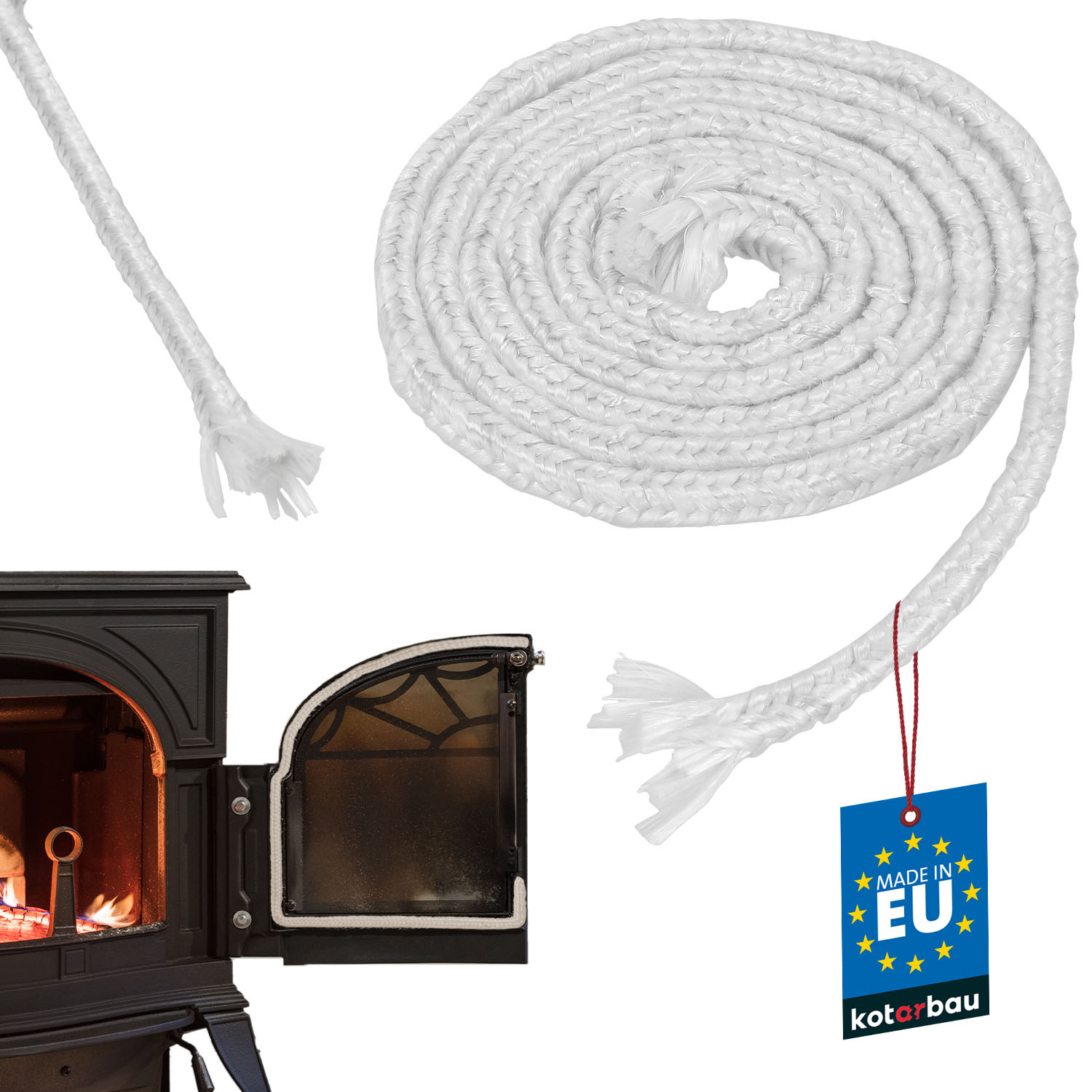 Tesniaci tmel 8 mm tesniaca šnúra pre sporák 2 m