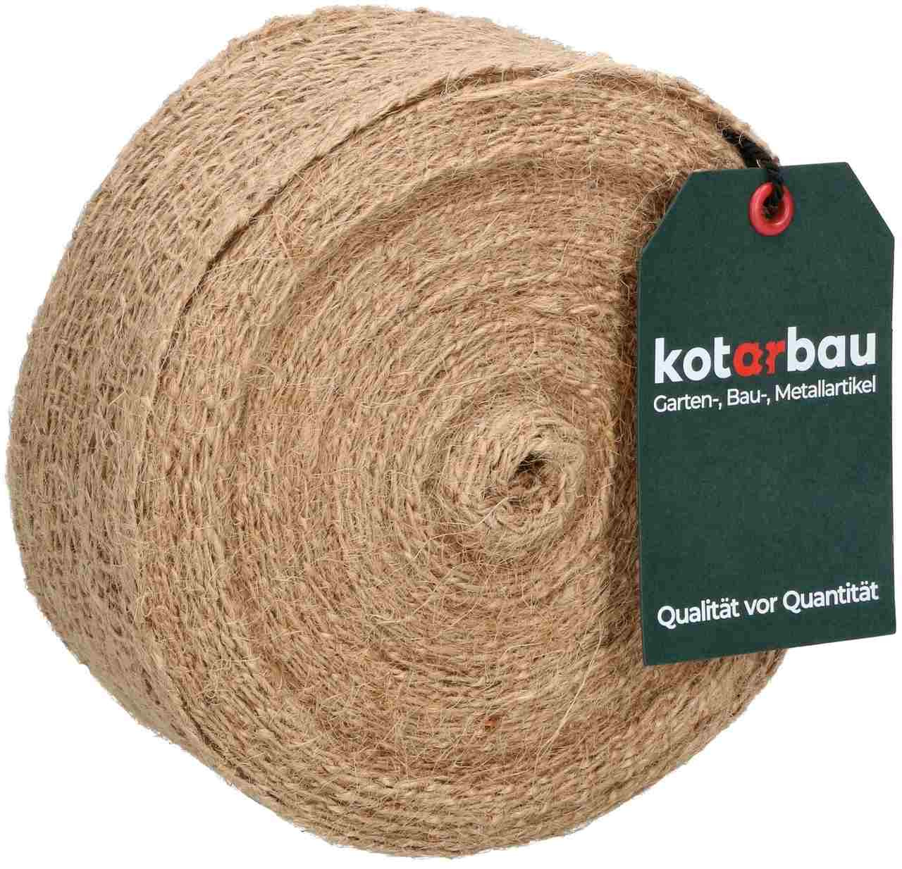 Páska 6cm jutová stuha prírodná jutová rolka 20m