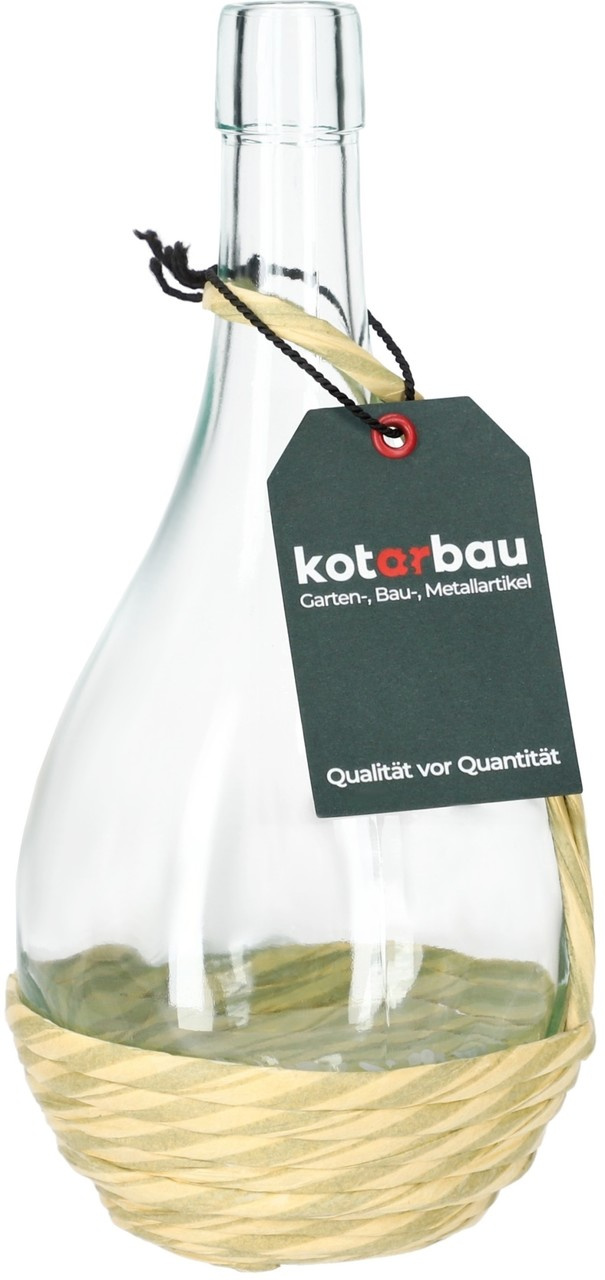 Ridge 1l sklenená fľaša balónová dáma na vínne likéry