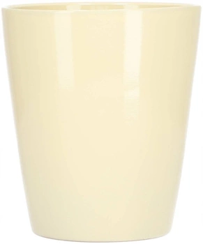 Keramický kvetináč krémový 12 cm
