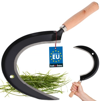 Hladká tráva obilniny záhradný srp 350 mm