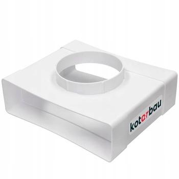 Spojka 204x60 plochý kanál fi 100 mm