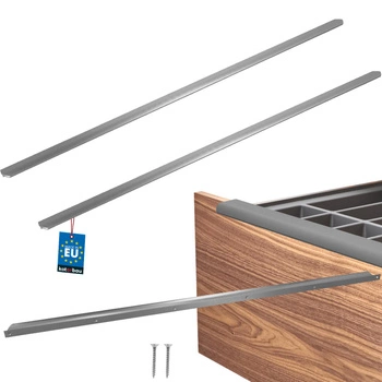 Úchyt nábytkový hliníkový strieborný 980/1000 mm sada 2 ks.