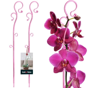 Podpora rastlín plastová ružová 39 cm sada 2 ks.