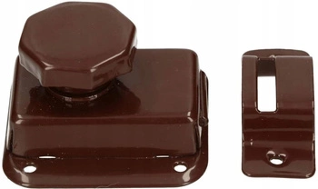 Západka dverí kúpeľne bránka hnedá