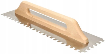 Lepiaca stierka z nehrdzavejúcej ocele 480 mm hrebeň 10x10