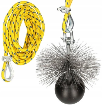 Súprava na čistenie komínov 120 mm 10 m