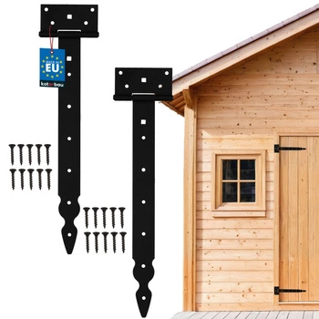 Záves dverí altánku t 350 mm sada 2 ks.