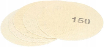 Mäkký brúsny kotúč 5x kotúč na suchý zips 150