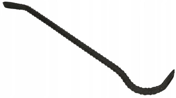 Kované ohýbané rebrované páčidlo 70 cm s dvojitým ostrím