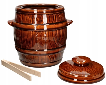 Sud keramický 3,5l kameninový hrniec na nakladanie uhoriek kapustu