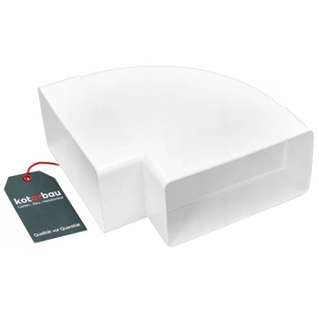 Horizontálne ventilačné koleno 110x55