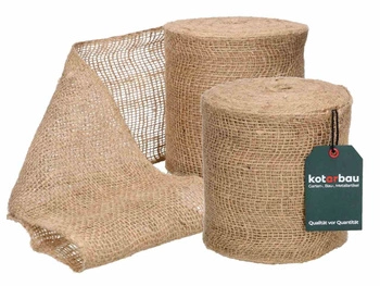 Prírodná jutová stuha 15 cm × 25 m sada 2 ks.