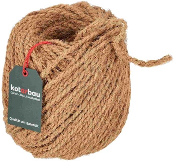 Kokosová šnúra prírodná 100 m lano vlákno škrabka