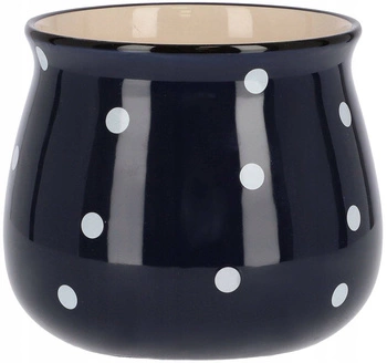 Keramický kvetináč hráškovo modrý - 125 mm