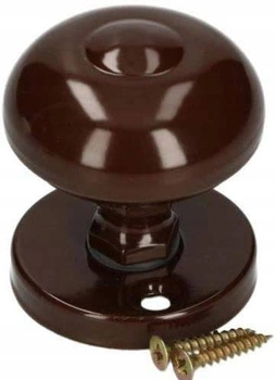 Pevný gombík na priskrutkovanie na rukoväť z bronzu