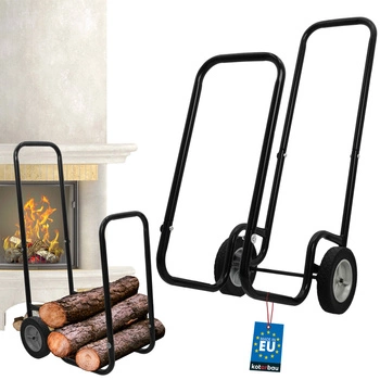 Vozík na prepravu palivového dreva stojan na kolesá
