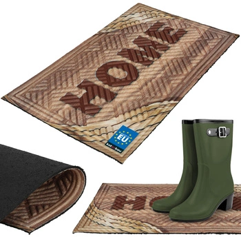 Rohožka 45x75 home hnedá dekoratívna