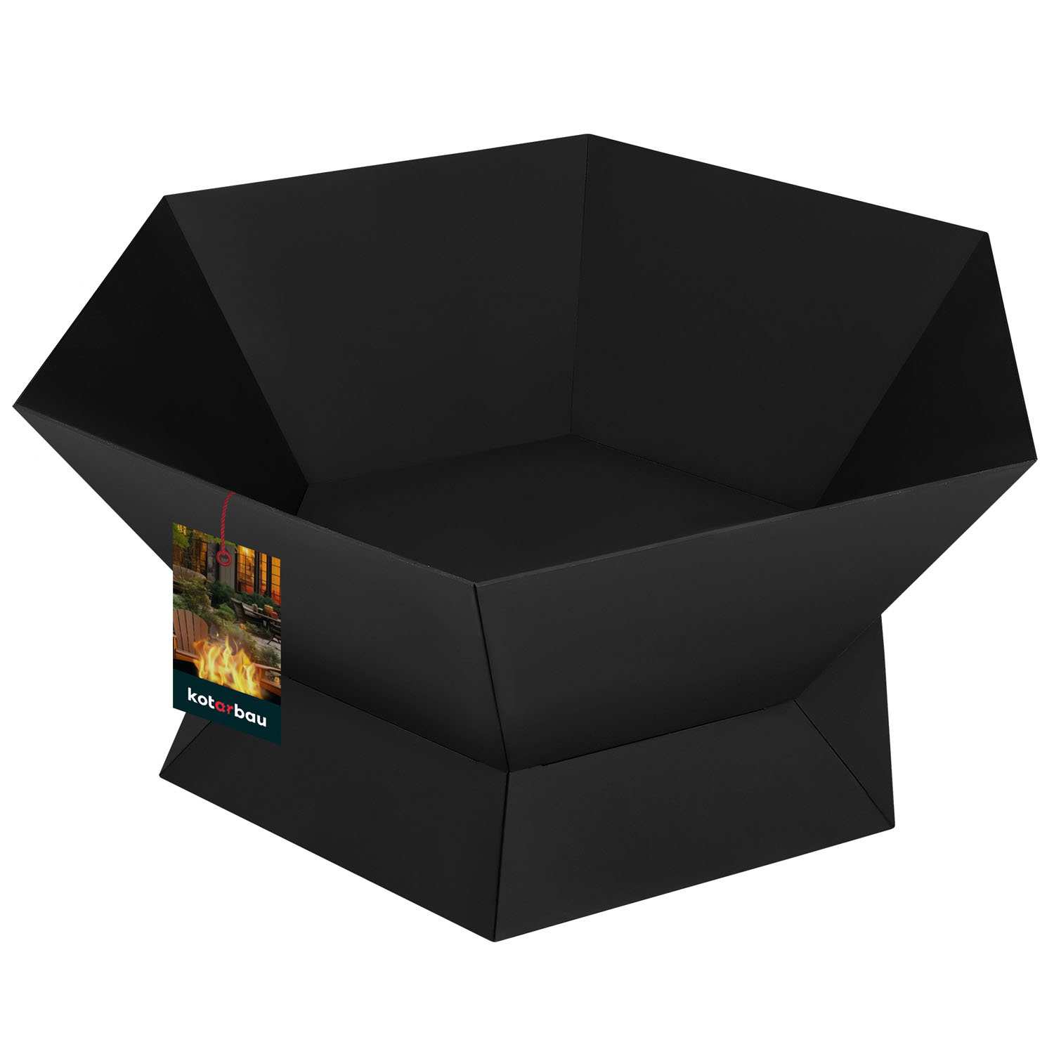 Skladací oceľový záhradný krb