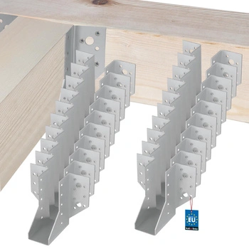 Vešiak na drevené trámy tesárske krokvové 40x110 mm sada 25 ks.