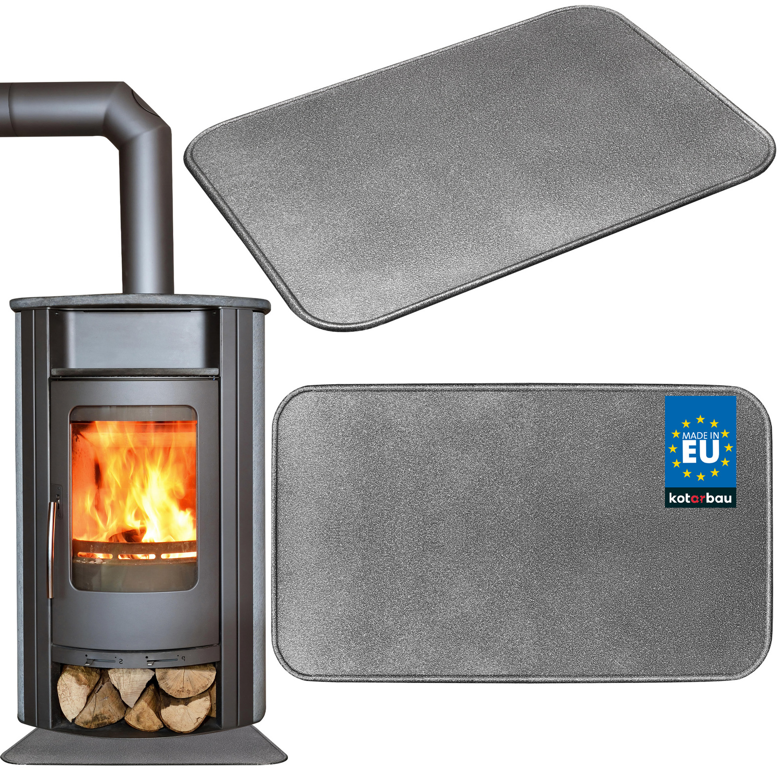 Predhrievací plech 795x595 mm sporák krbová oceľ