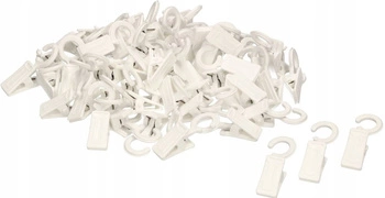 Plastové žabky na drevený garniž sada 100 ks.