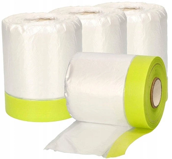 Maliarska fólia 85x33 ochranná plachta s páskou - 4 ks