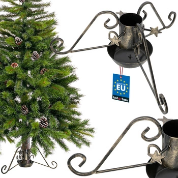 Stojan na vianočný stromček oceľová nádrž 80 mm