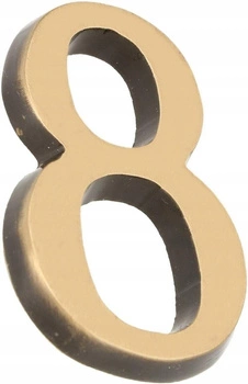 Číslo domu "8" číslo dverí 3d 5cm patina