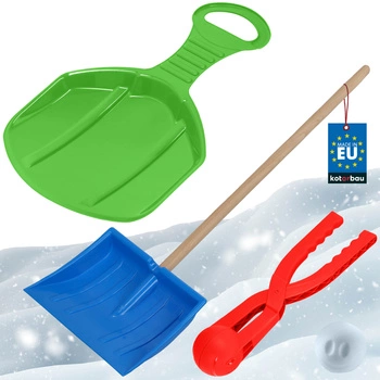 Súprava na zimnú zábavu lopata pre deti jablíčko automat na snehové gule