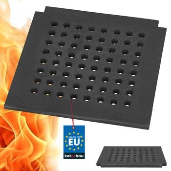 Rošt liatinový krbový do pece 29x29 cm