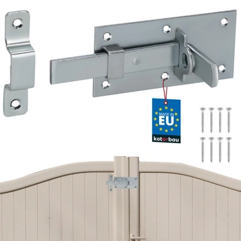 Závor jednoduchý univerzálny na dvere bránku oceľový 130 mm