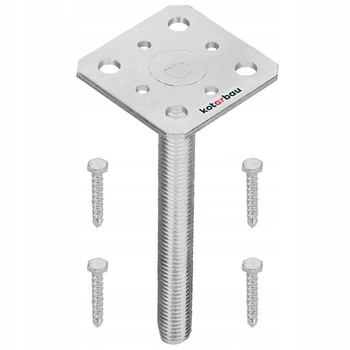 Základňa stĺpa psr-s pozinkovaná 80x80 mm